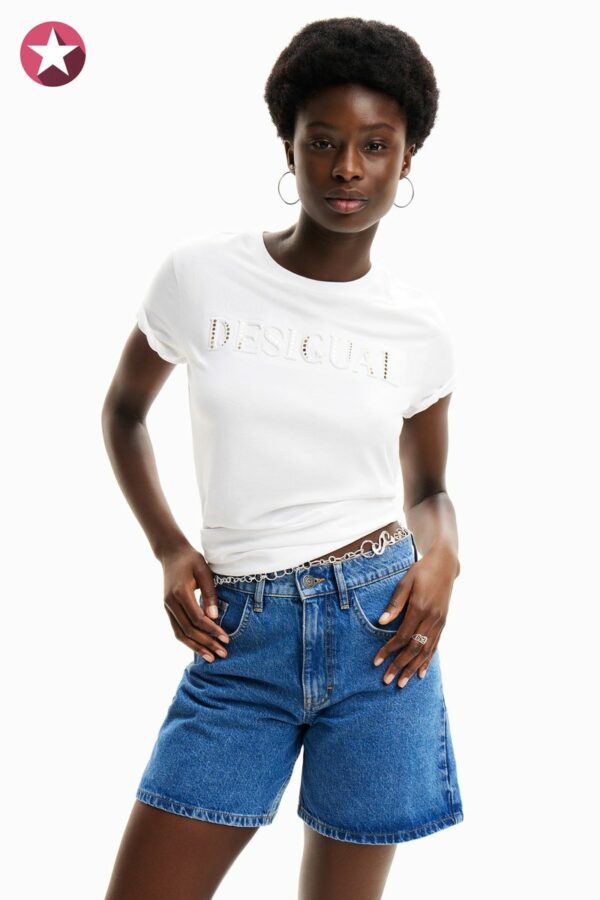 T-shirt logo Desigual