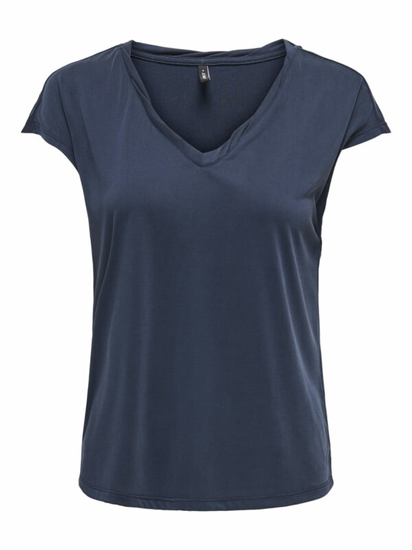 T-shirt decote em V Only - Image 3