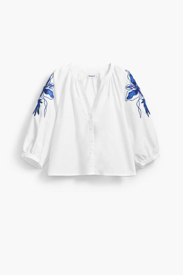 Top bordado nas mangas Desigual - Image 6