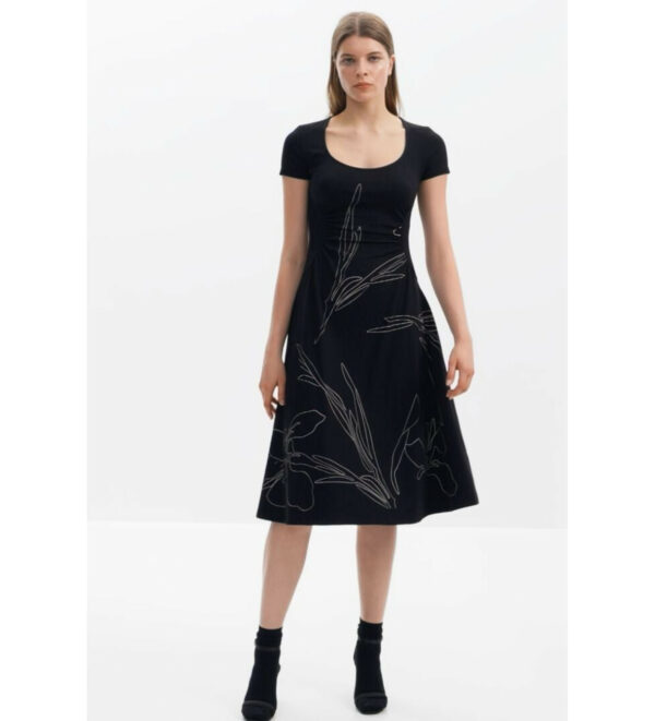 Vestido de algodão Desigual - Image 5