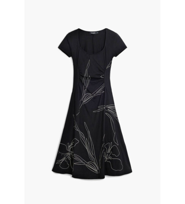 Vestido de algodão Desigual - Image 7